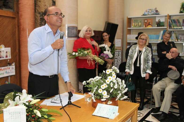 Julio Pérez Tejera, Premio al Mérito Cultural 2019 del Círculo de Telde (Foto Jesús Ruiz Mesa)